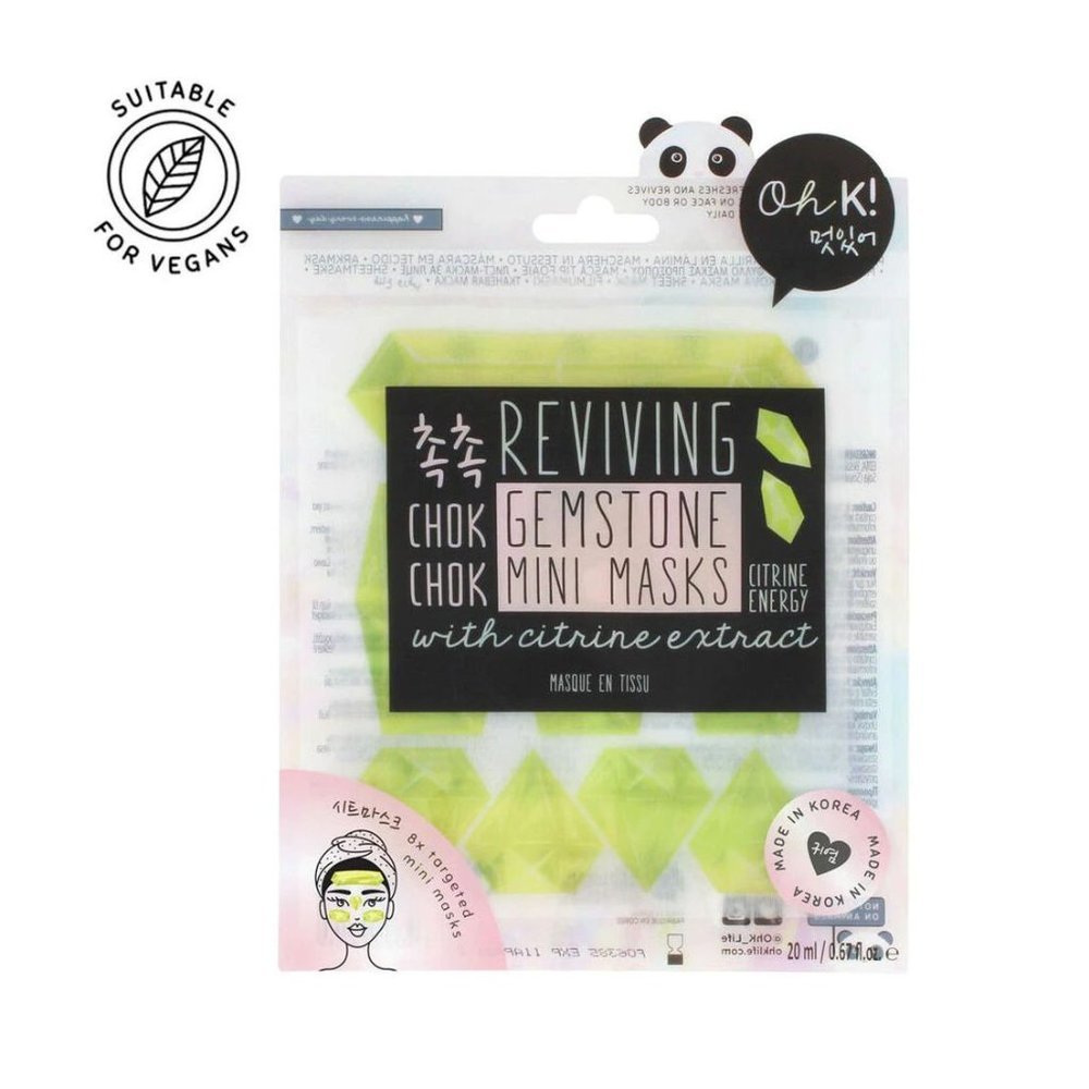 Oh K Chok Chok Reviving Citrine Gemstone Mini Mask